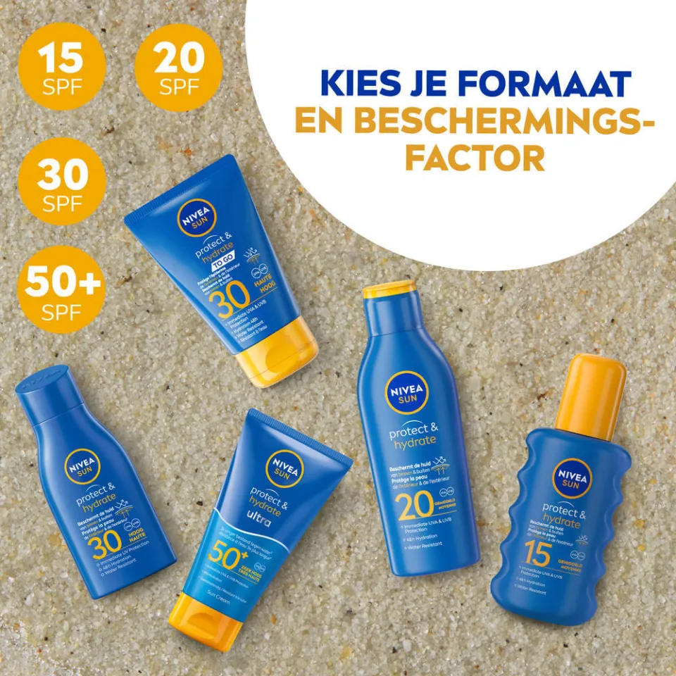 Nivea Sun Protect & Hydrate zonnemelk SPF20, foto 4