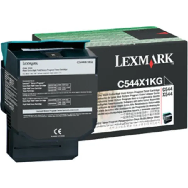 Lexmark C544X1KG Toner Zwart Extra hoge capaciteit