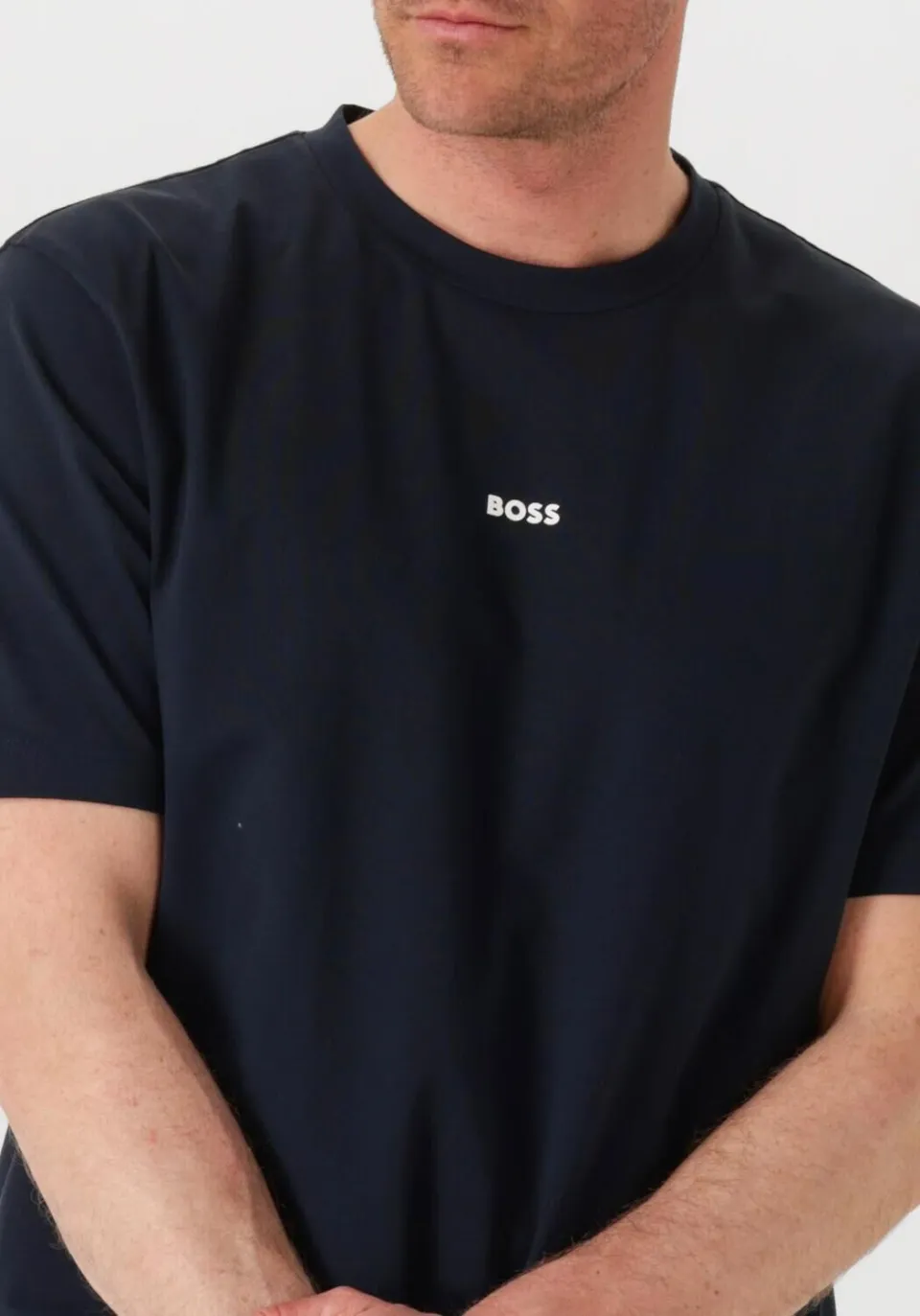 Boss Orange Heren Polo's & T-shirts Tchup 10242929 01 - Donkerblauw, foto 4