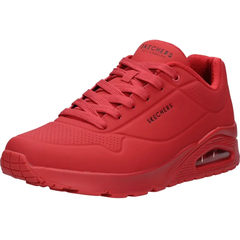 Skechers Uno Stand On Air lage sneakers rood, foto 4