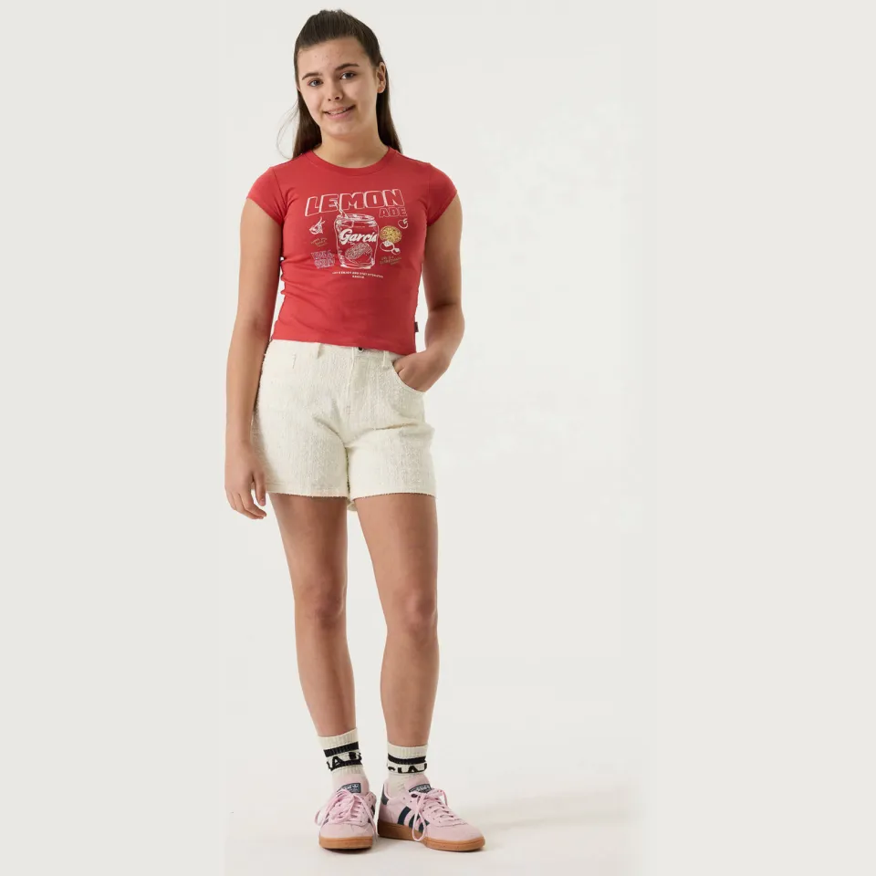 Garcia T-shirt rood, foto 5