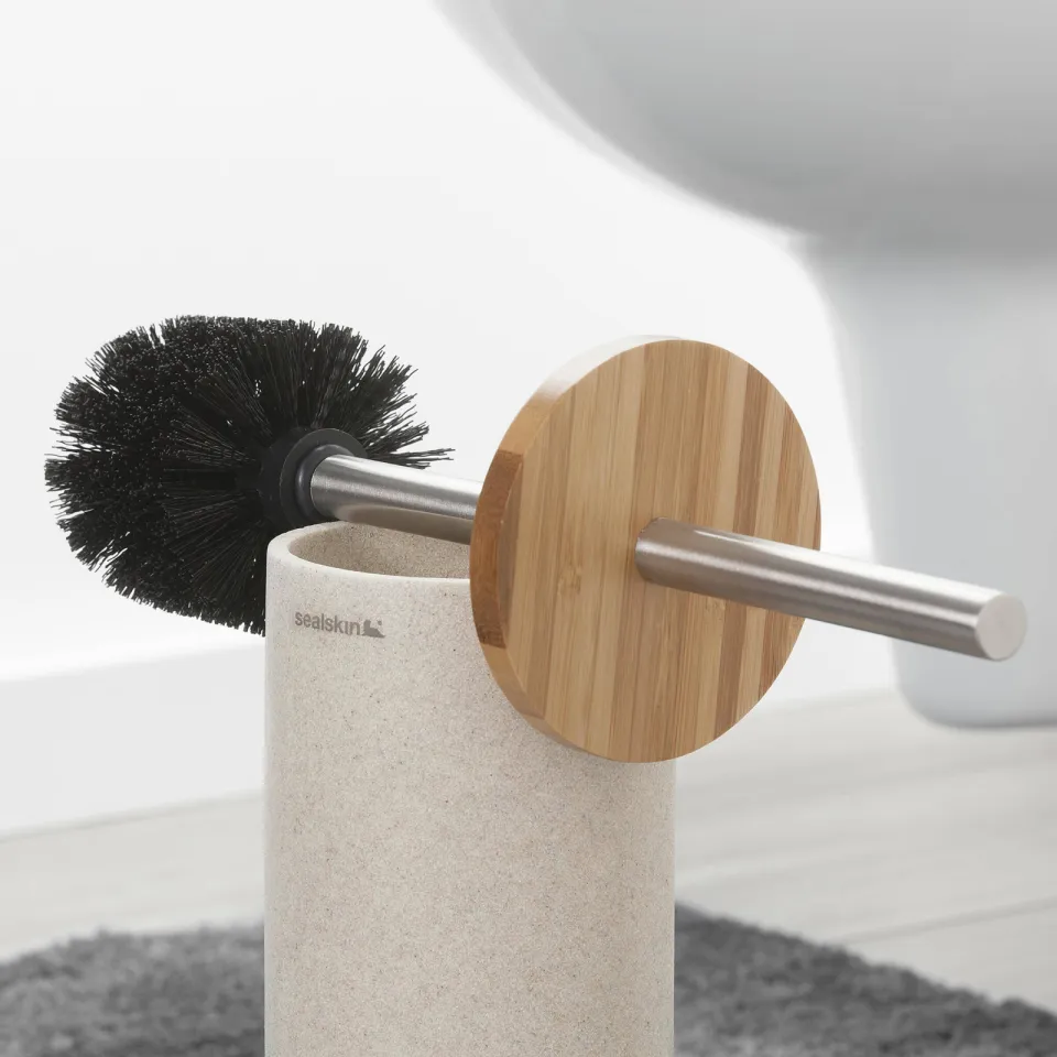 Sealskin toiletborstel Grace zand, foto 4