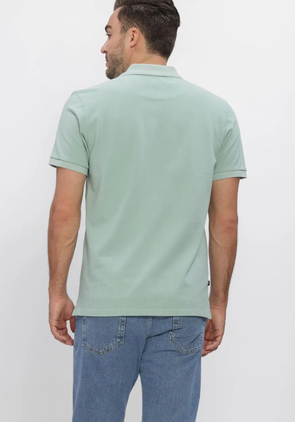 Butcher of Blue Heren Polo's & T-shirts Army Pique Polo - Mint, foto 3
