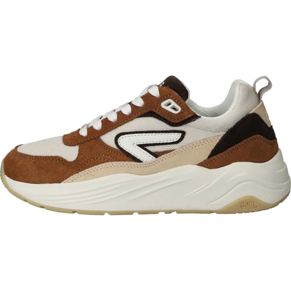 Hub Glide lage sneakers dames cognac, foto 8