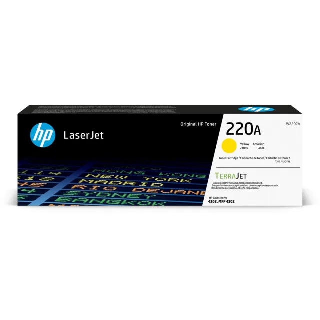 Hp 220A (W2202A) toner geel, foto 2