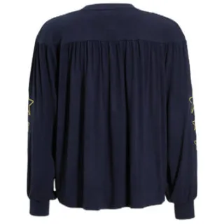 Me & My Monkey top met sterren donkerblauw, foto 3