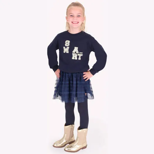 B.Nosy rechtvallende sweater met print - donkerblauw, foto 4