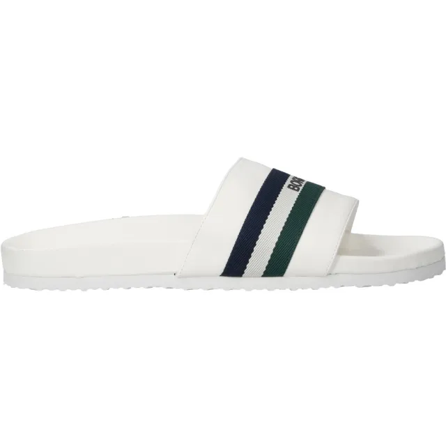 Björn Borg Heritage badslippers wit/zwart