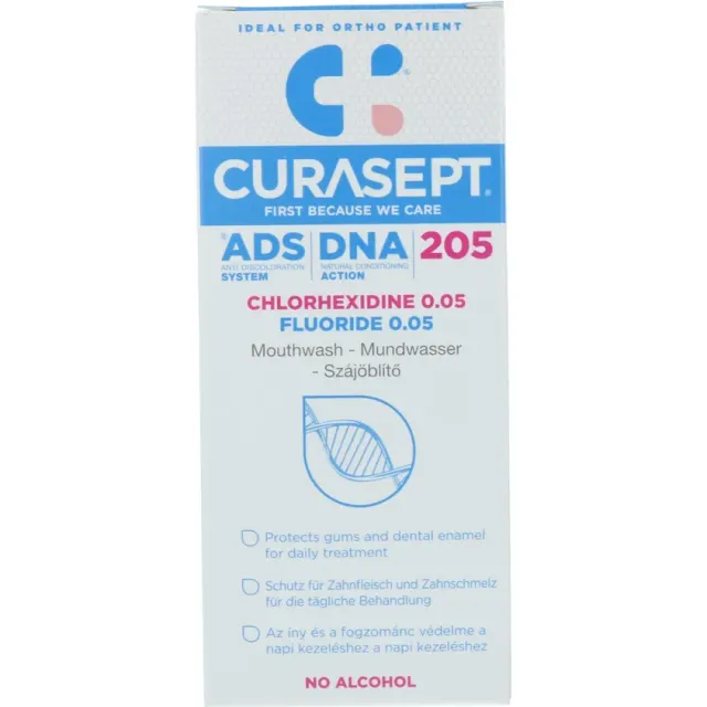 Curasept mondspoeling ADS DNA 205 0,05% CHX 0,05% FL, foto 2