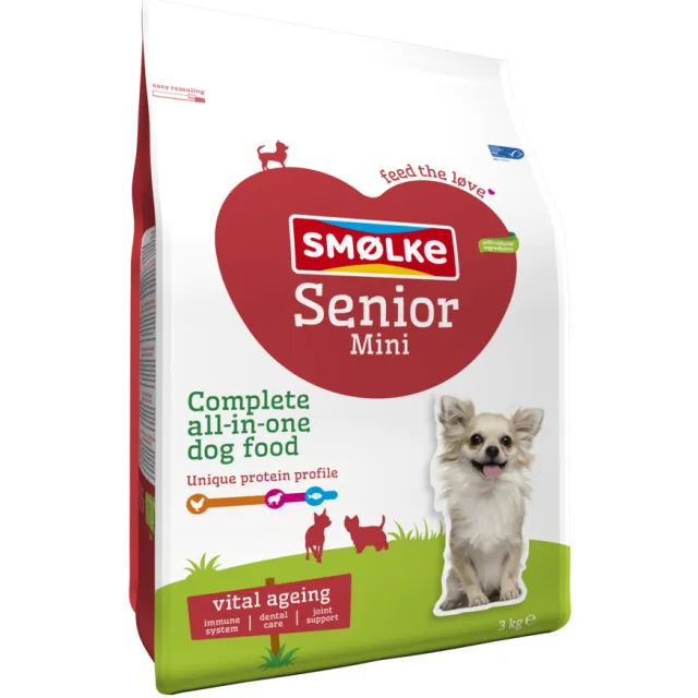 Smolke Senior Mini hondenvoer, foto 2