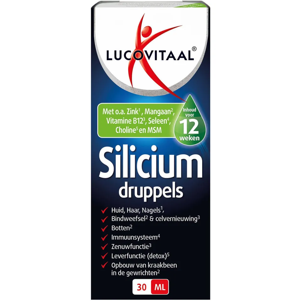 Lucovitaal Silicium Druppels - 30 ml, foto 2
