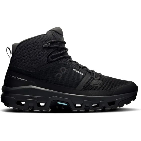 On Cloudrock Mid WP - Wandelschoenen, zwart