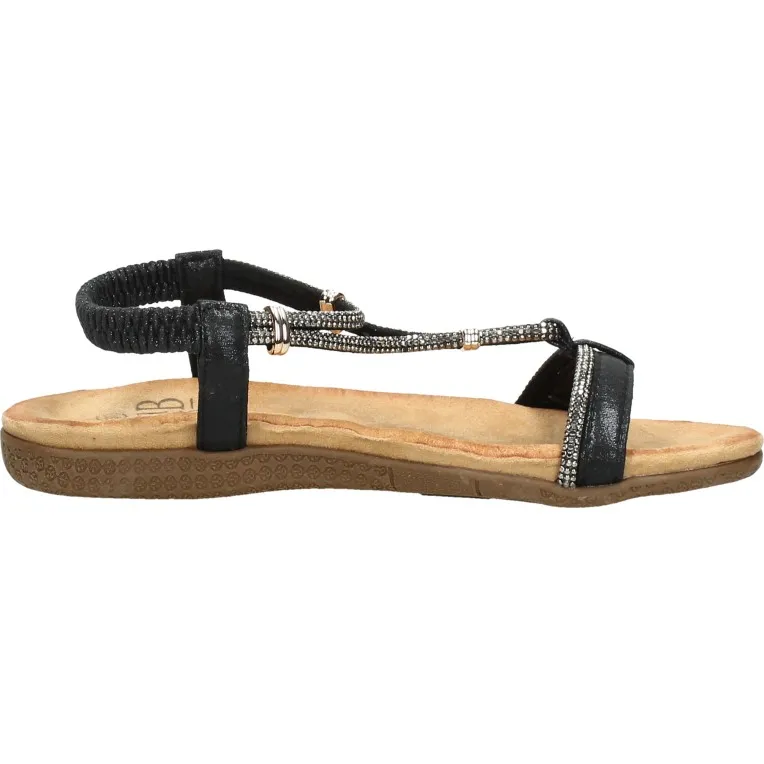Sub55 Comfortabel sandalen zwart