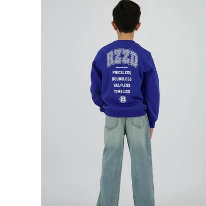 Raizzed sweater blauw, foto 7