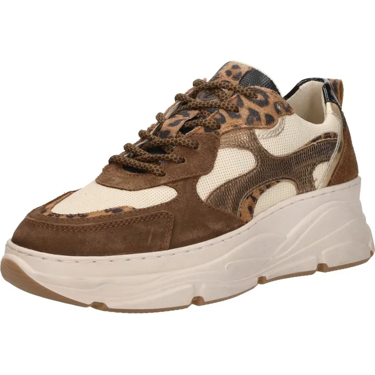 Sub55 lage sneakers donkerbruin, foto 3