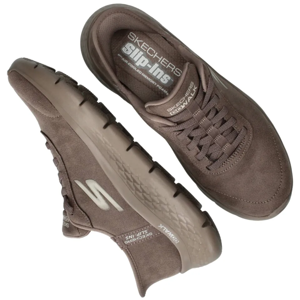 Skechers Slip-Ins Go Walk Flex sneakers bruin, foto 4