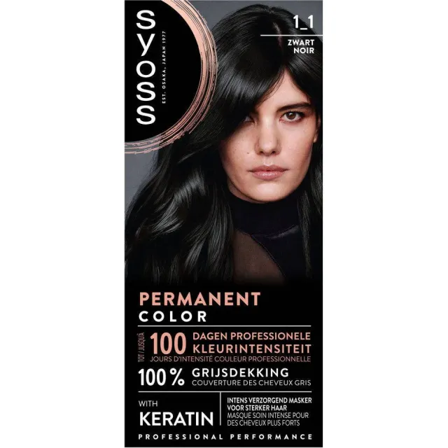 Syoss Color 1-1 zwart, foto 2