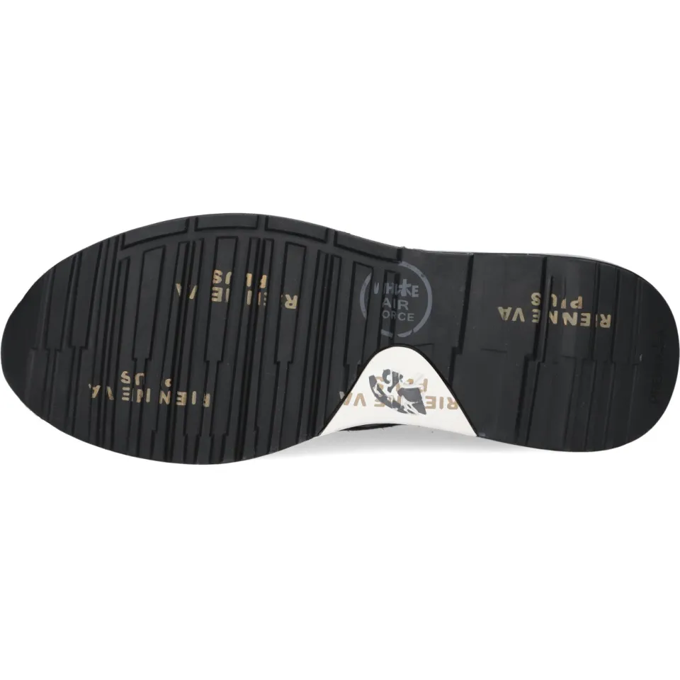 Premiata Mick 8434 lage sneakers bruin, foto 4