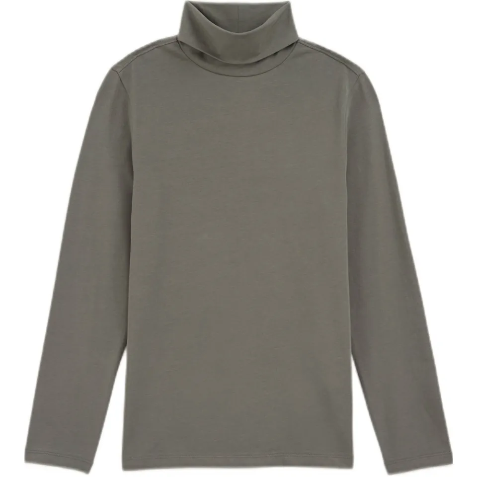 WE Fashion longsleeve met col groen, foto 2