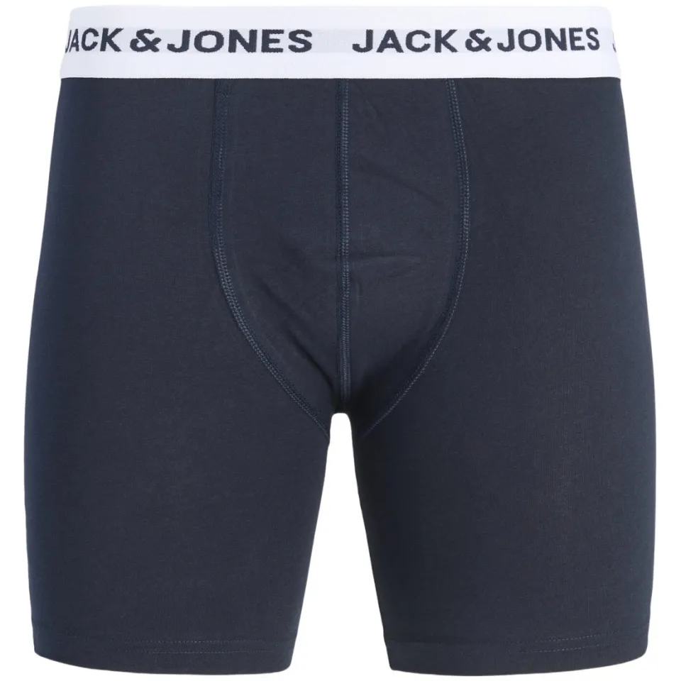 Jack & Jones boxershorts (set van 3) olijfgroen/rood/blauw, foto 2