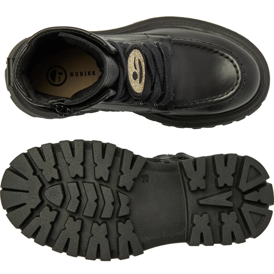 Nubikk Fae Bobbi Jr leren veterboots zwart, foto 8