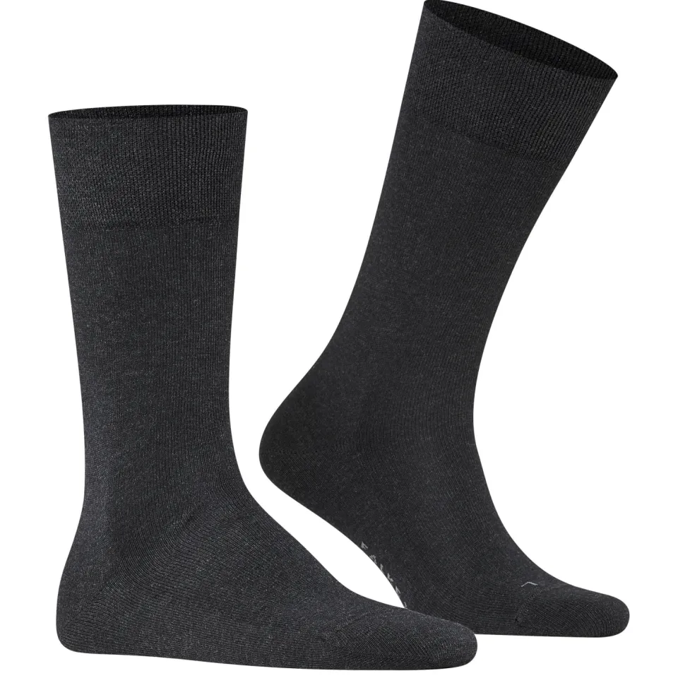 Falke Sensitive London sokken antraciet