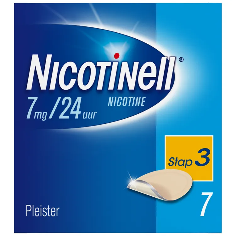 Nicotinell Nicotinepleisters 7mg 7 stuks