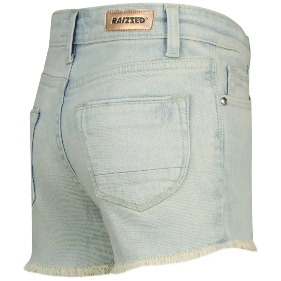 Raizzed Louisiana jeansshort lichtblauw light blue stone, foto 5