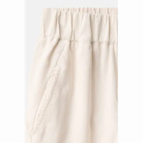 Mango Kids corduroy broek ecru, foto 4