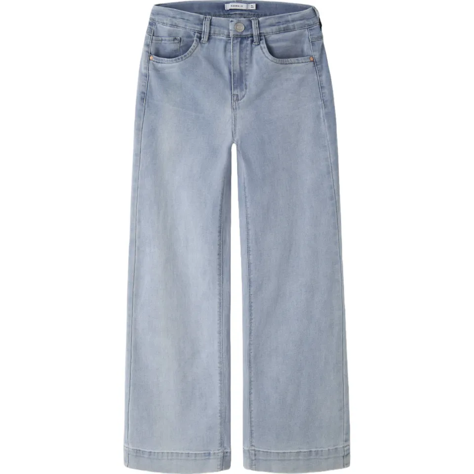 NAME IT KIDS wide leg jeans NKFROSE light blue denim, foto 2