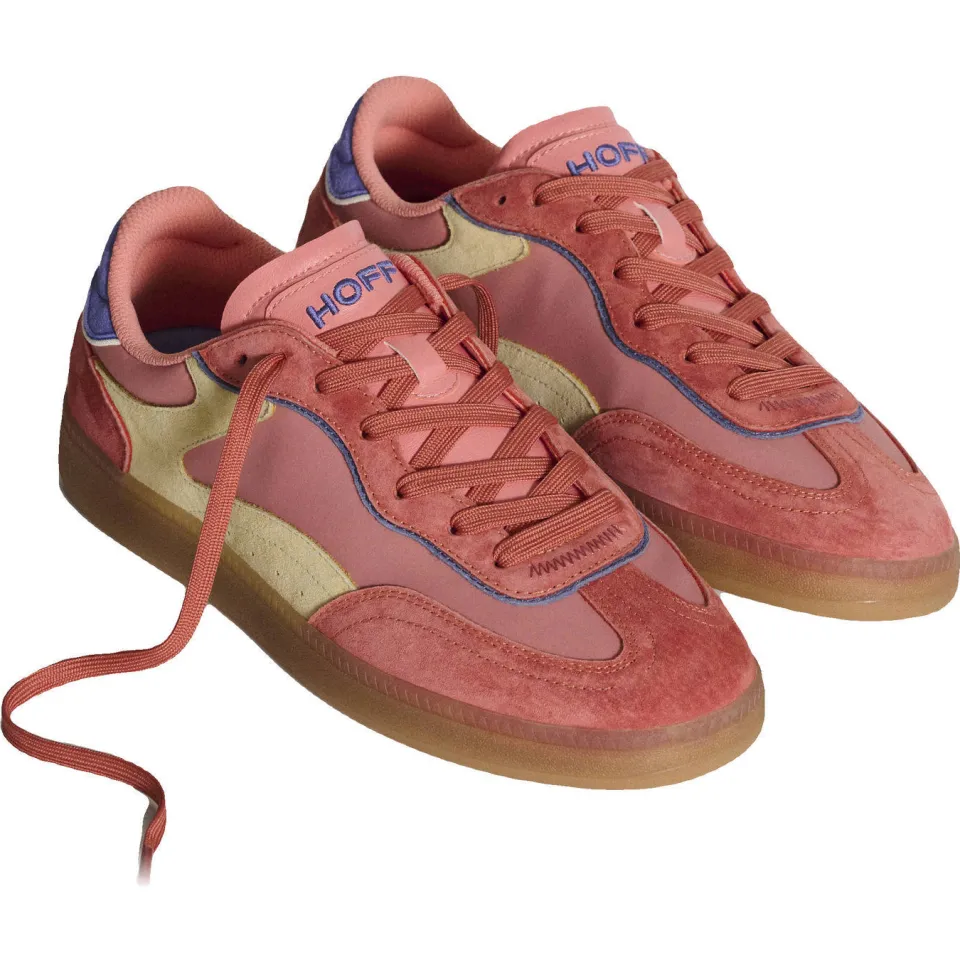 THE HOFF BRAND HOFF Park leren sneakers koraalroze/beige, foto 5