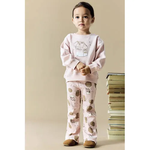 NAME IT MINI sweater met print - lichtroze, foto 3