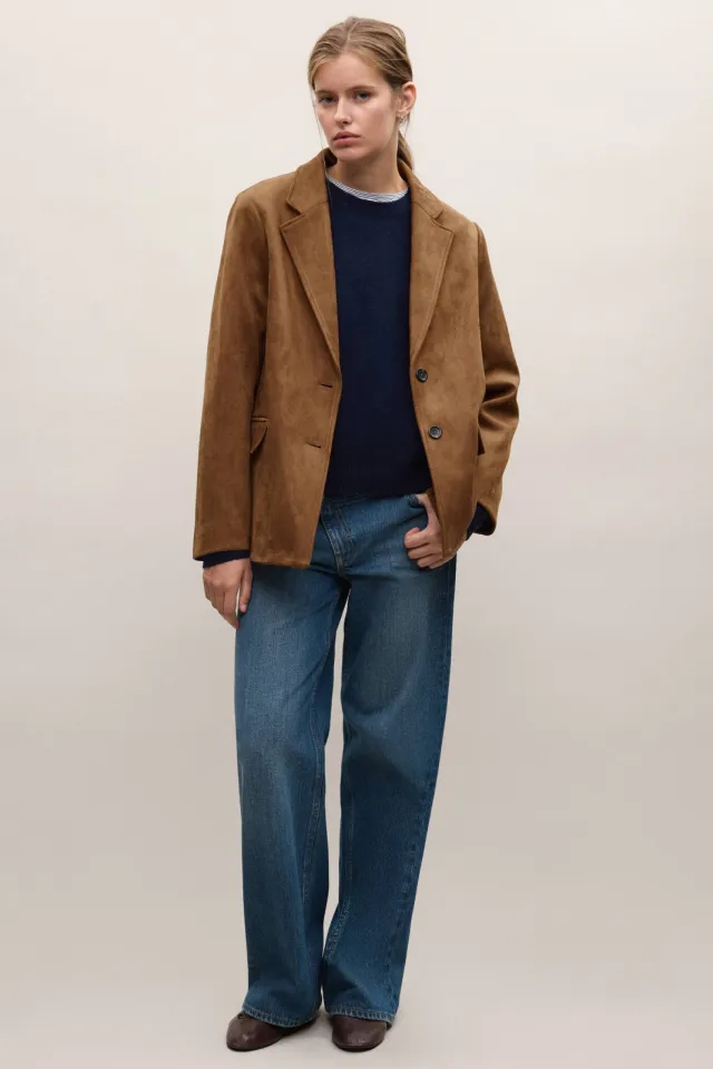 Mango TEEN oversized blazer - bruin