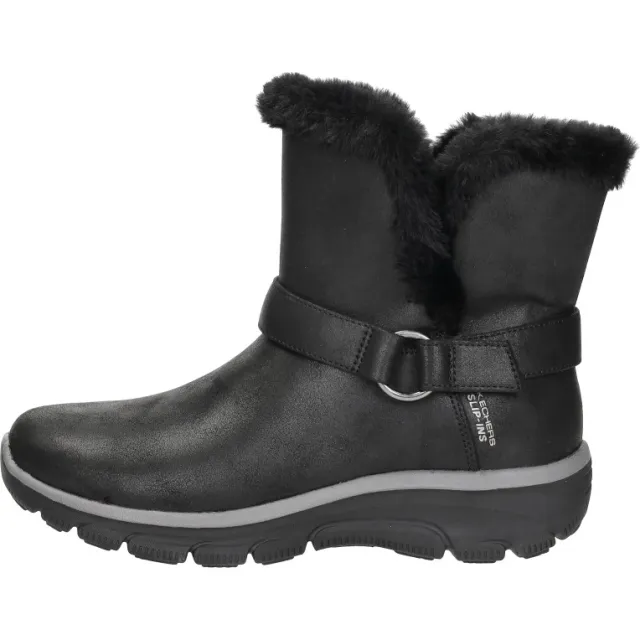 Skechers Relaxed Fit Easy Going enkellaarsje zwart