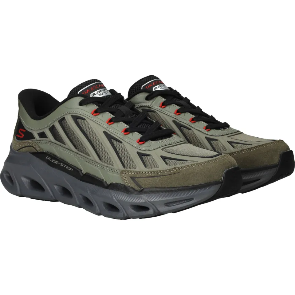 Skechers Slip-ins Relaxed-fit Glide-step sneakers groen, foto 3