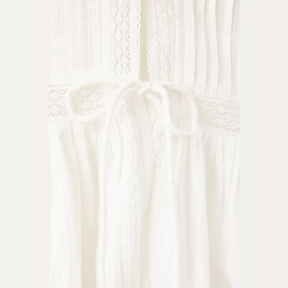 Mango blouse met peplum ecru, foto 6