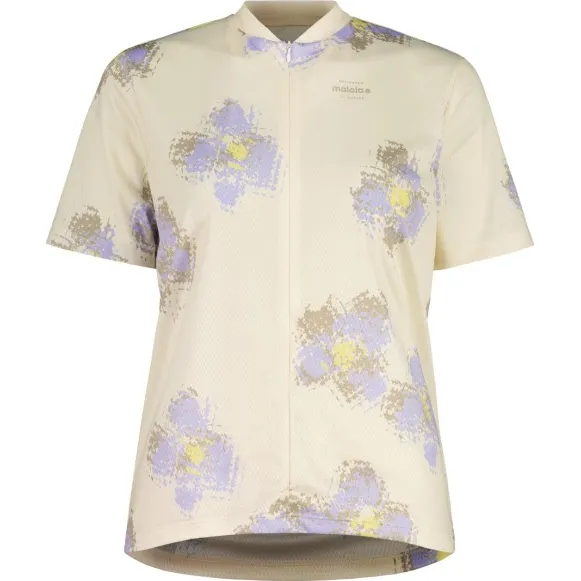 Maloja Women's SundaM. Allmountain 1/2 - Fietsshirt, beige