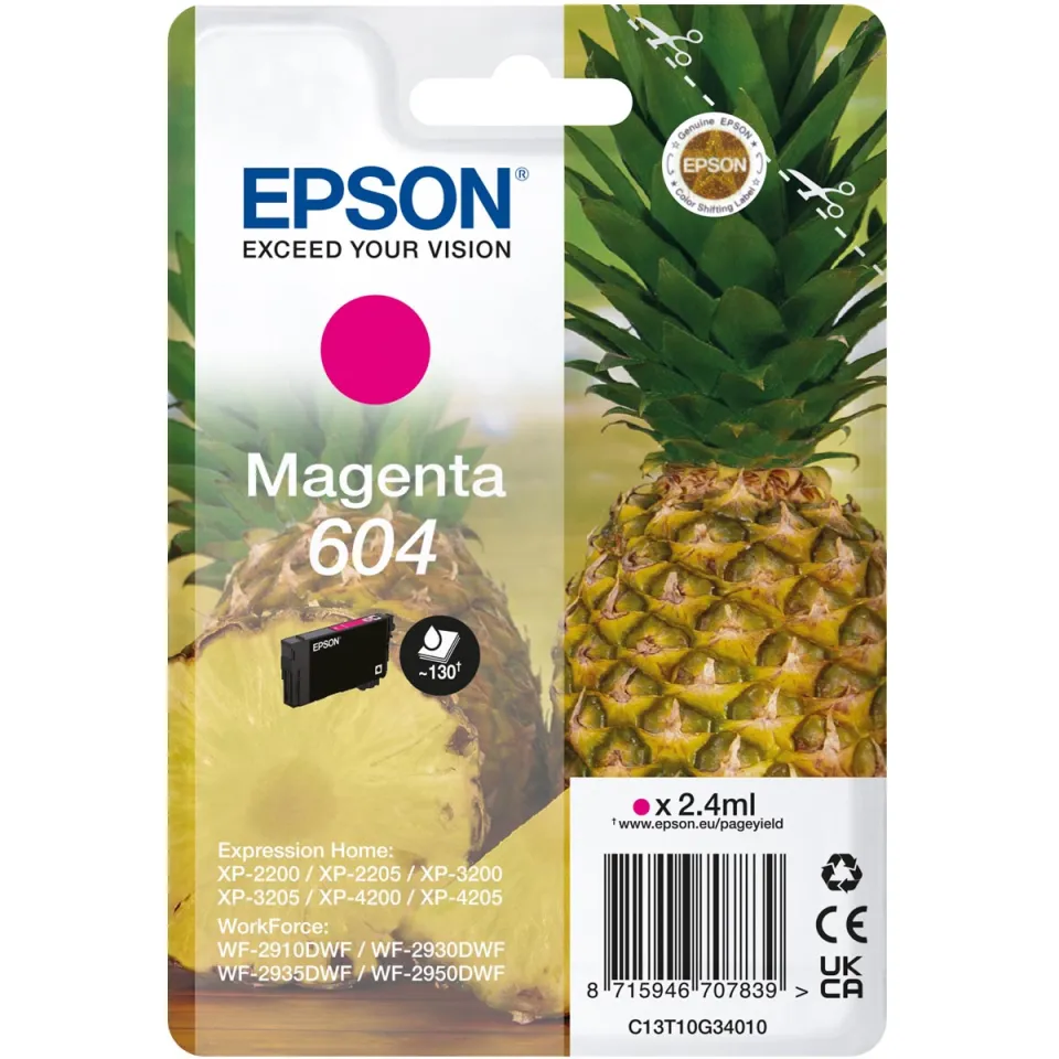 Epson 604 inktcartridge magenta
