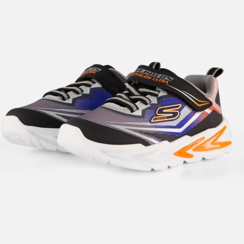 Skechers S Lights Flex Glow Ultra sneakers zwart, foto 3