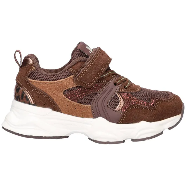 Nelson Kids chunky suède sneakers - bruin