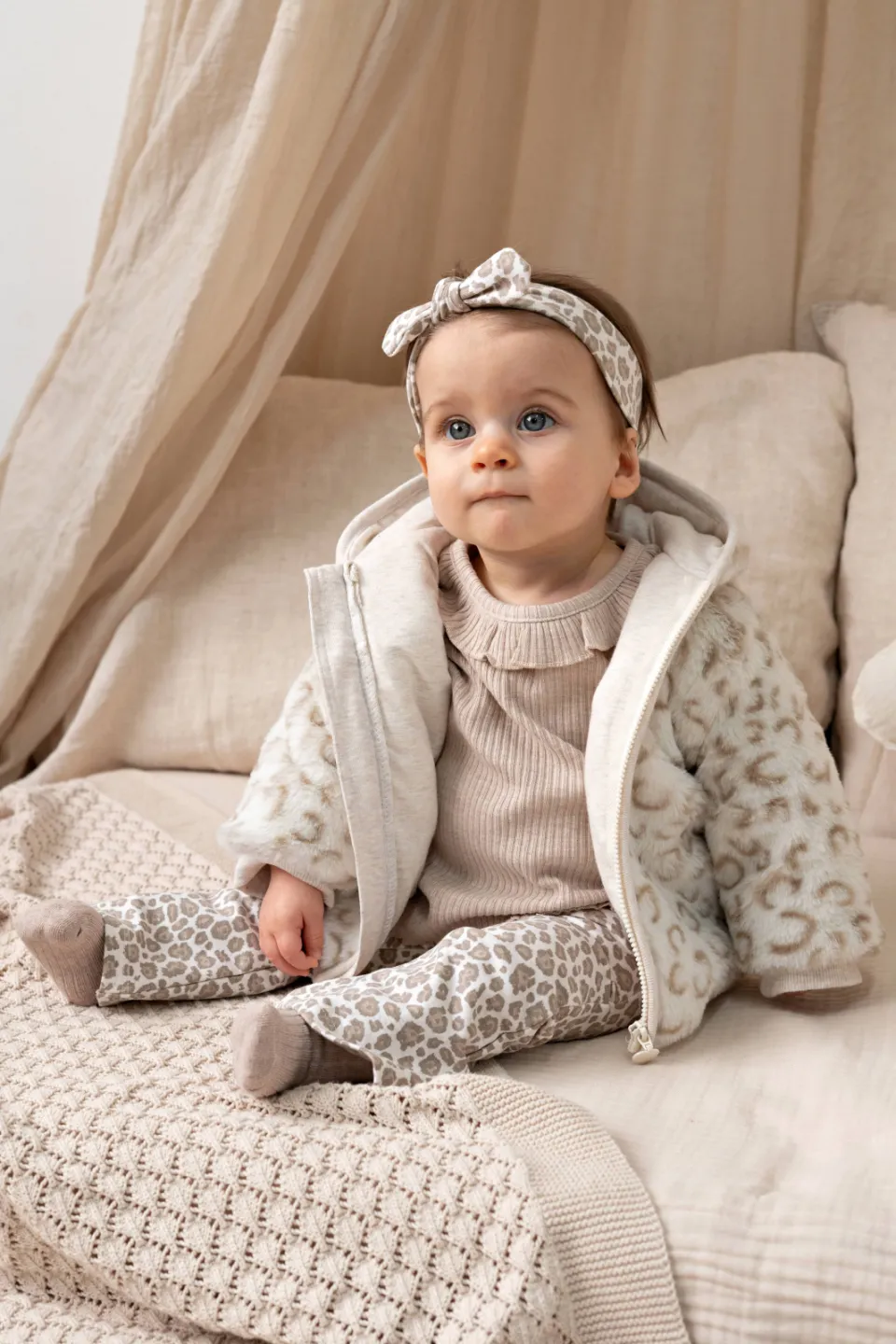 Feetje longsleeve Dress to Impress taupe, foto 5
