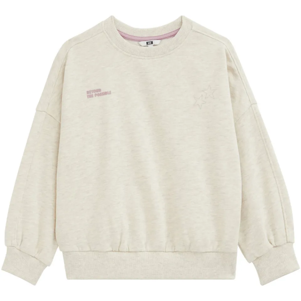 WE Fashion sweater met tekst - beige, foto 2