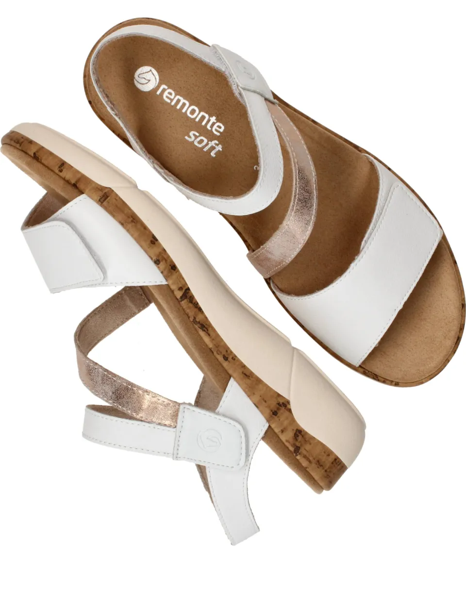 Remonte Sandalen Dames Wit, foto 4