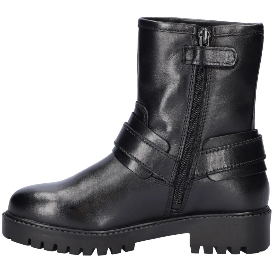 Nelson Kids leren bikerboots zwart, foto 7