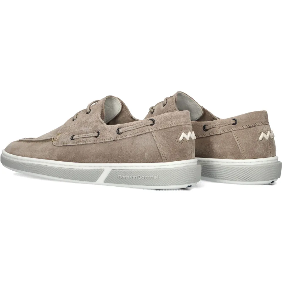 Floris Van Bommel De Booter 01.02 suède bootschoenen lichtbruin taupe, foto 5