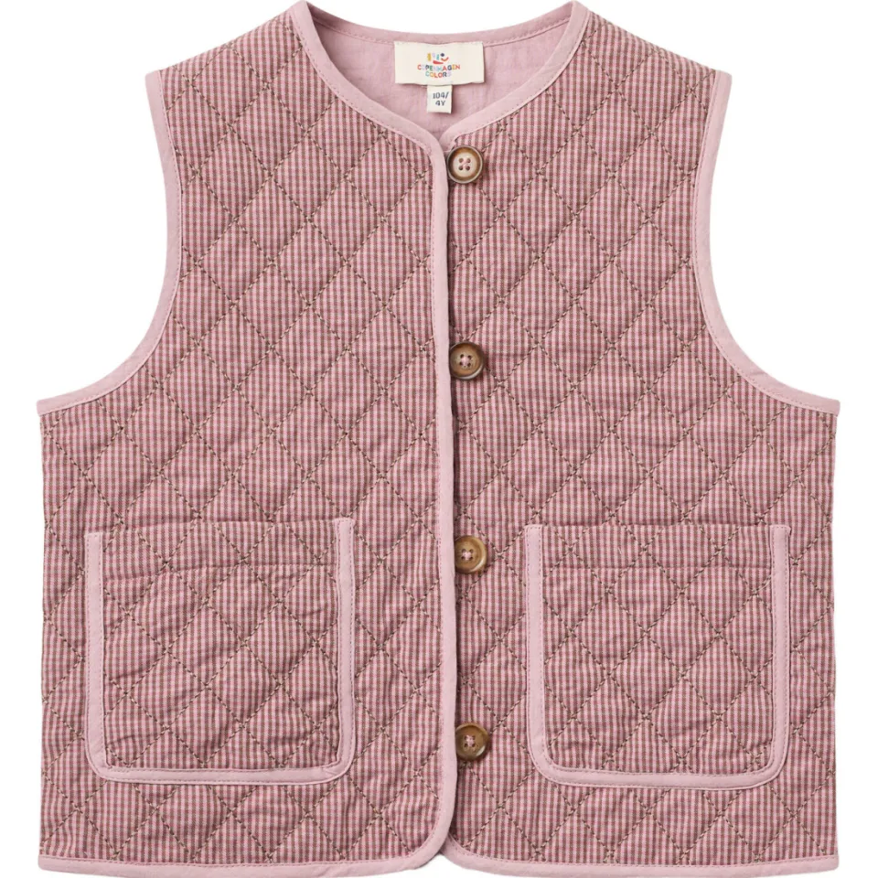 Copenhagen Colors gilet met print - roze, foto 3