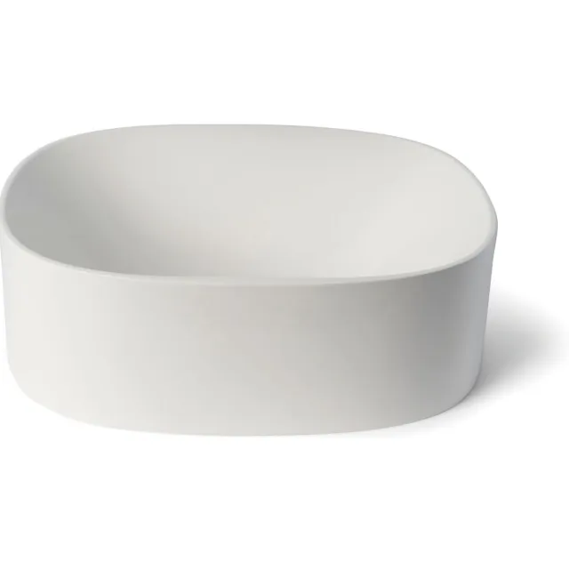 Luca Sanitair Waskom Luca Sanitair Tate 40x35x12,5 cm Mineral Stone Glans Wit
