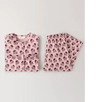 Mango gebloemde pyjama roze, foto 3