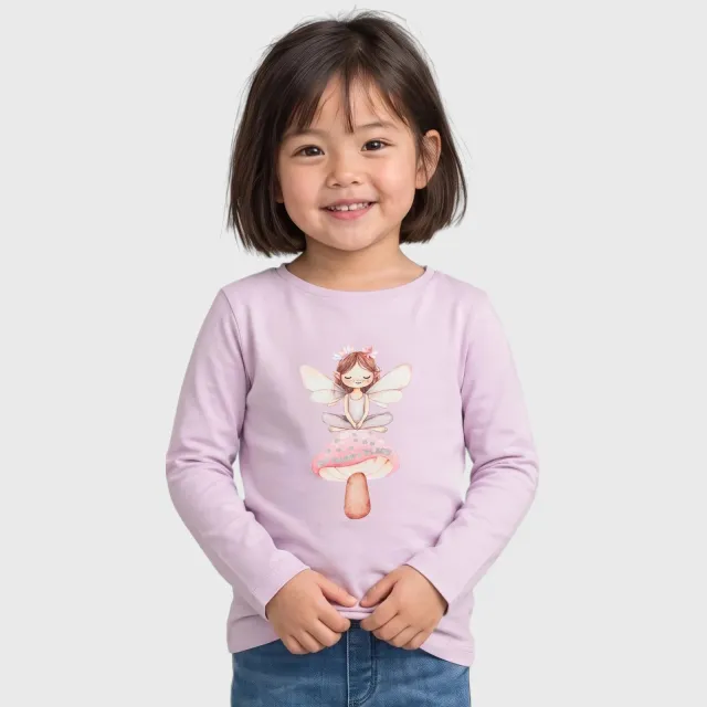 s.Oliver longsleeve roze met print, foto 3