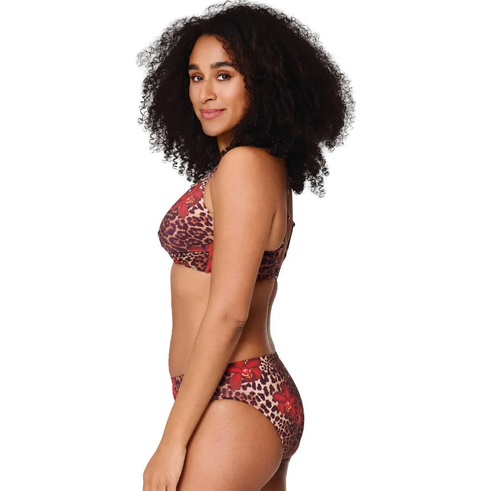 LingaDore bikinibroekje bruin/rood, foto 5